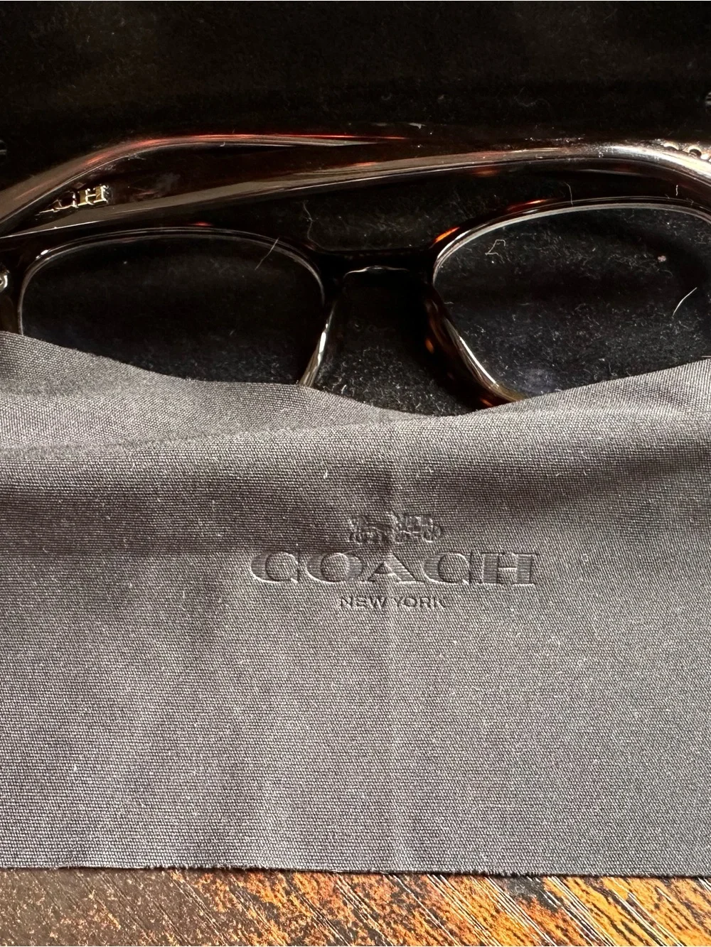 Coach Women's Tortoiseshell  Glasses - Brown/Black